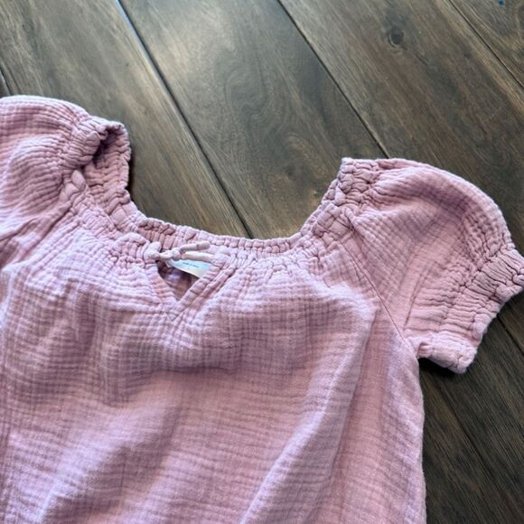 Girl’s Crewcuts Purple Lavender 100% Gauzy Cotton Dress - Size 4 - EUC - Picture 2 of 5